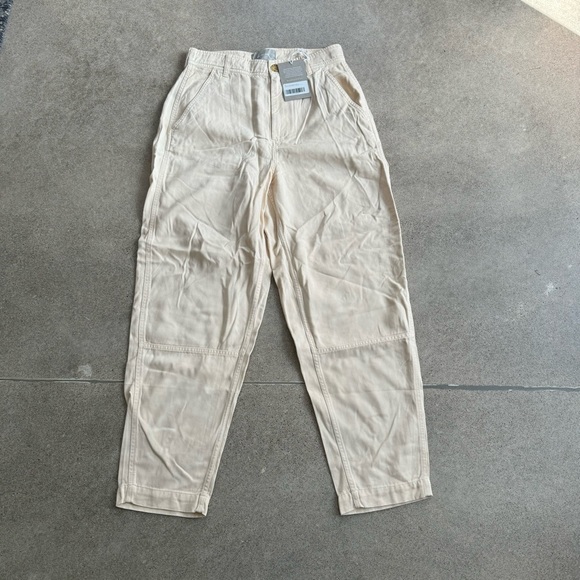 Everlane NWT Tencel Relaxed Chino Size 2 parchment - Picture 10 of 16